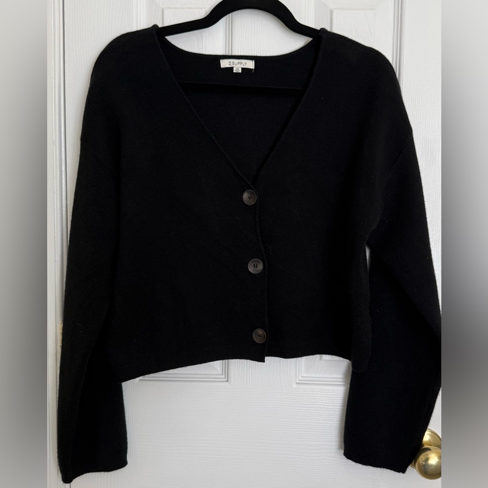 Z Supply Black Women's Cardigan